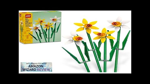 LEGO Daffodils Celebration Gift Yellow and White Daffodils Spring Flower Room Decor Review