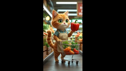 cat supermarket 😻😻