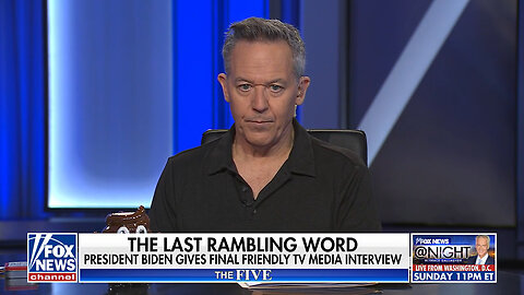 Gutfeld: MSNBC Hosting Biden For His Exit Interview Was Like The 'Titanic Interviewing The Iceberg'