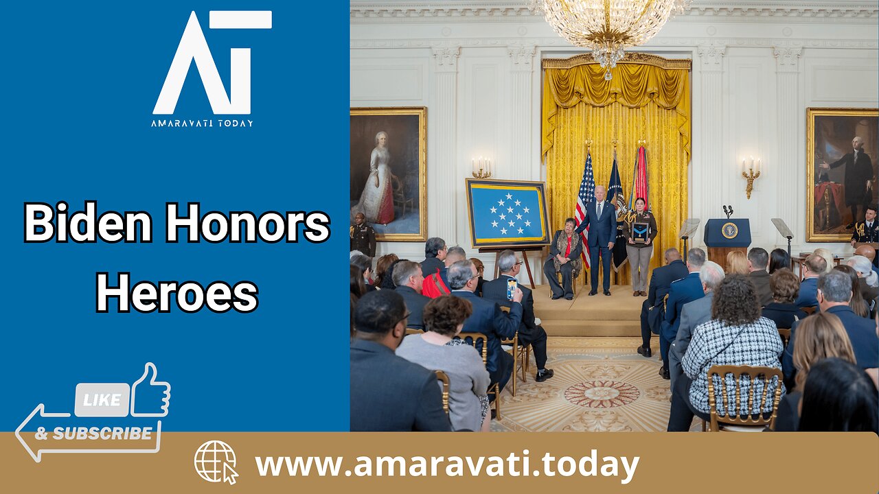 Biden Honors Heroes at Presidential Medal of Valor Ceremony | USA | Amaravati Today