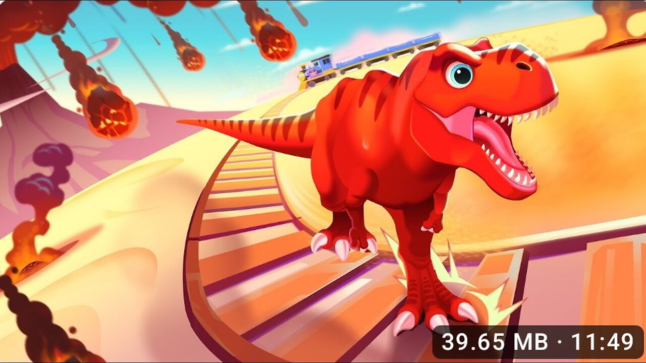 Dinosaur Guard 3 - Halloween & Xmas Trains For Kids | Kids Learning | Kids Games |