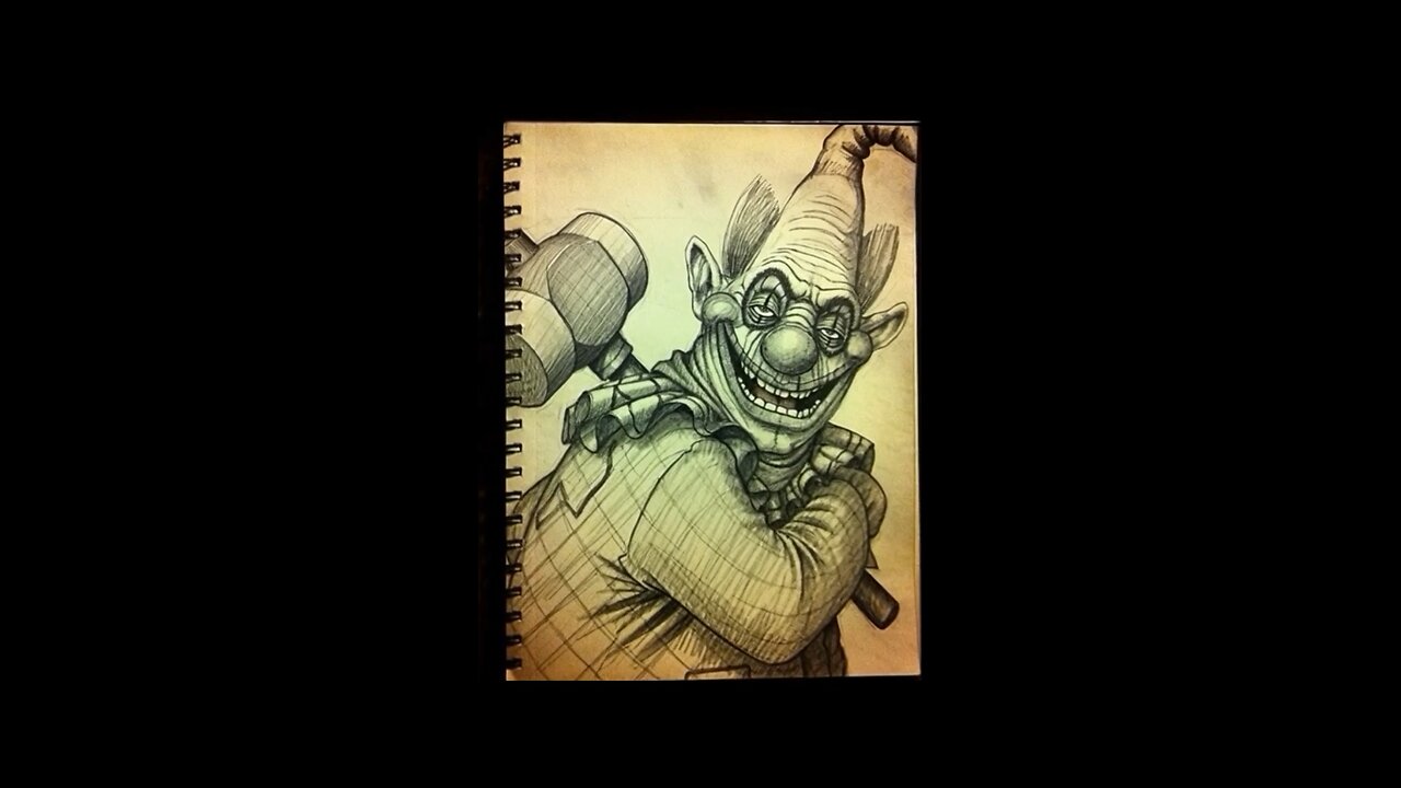 My killer Klowns drawings animated with Ai