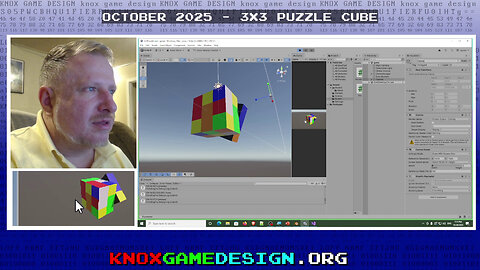 3x3 Puzzle Cube - Knox Game Design, October 2025