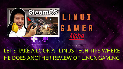 let's take a look at linus tech tips where he does another review of linux gaming