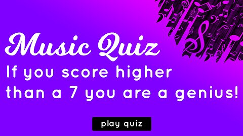 Quiz About Music