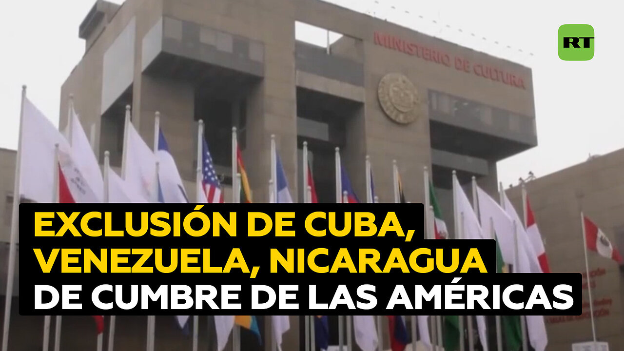 Rechazo a exclusión de Venezuela, Nicaragua y Cuba de la Cumbre de las Américas