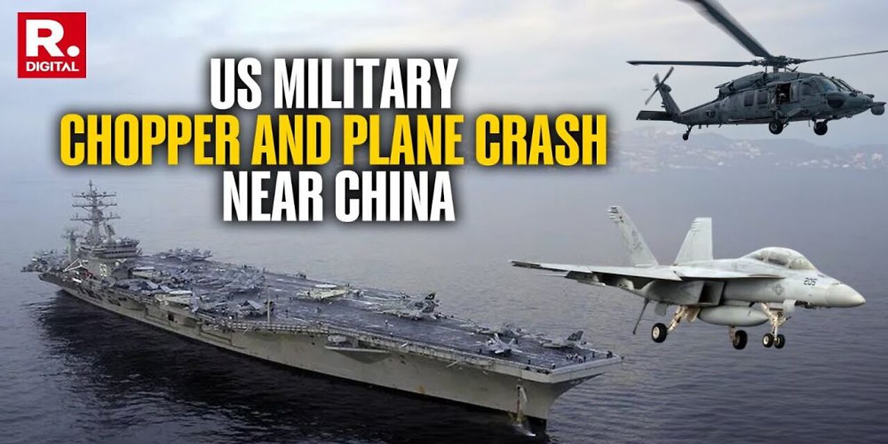 US Fighter Jet, Military Chopper Crash in South China Sea