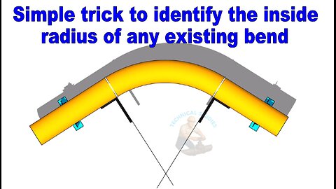 Simple trick to identify the inside radius of any existing bend — without any calculations!