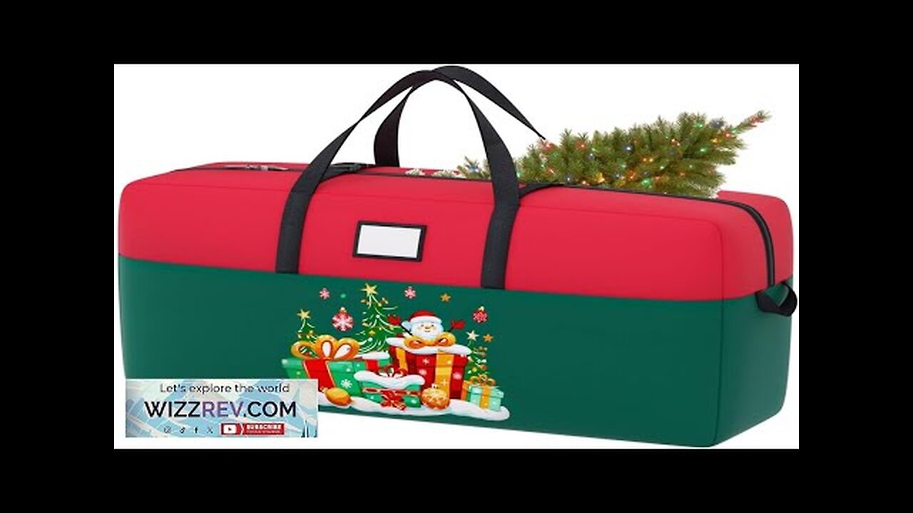 Christmas Tree Bags Storage Fits Up to 7.5 ft Artificial Trees Heavy Review