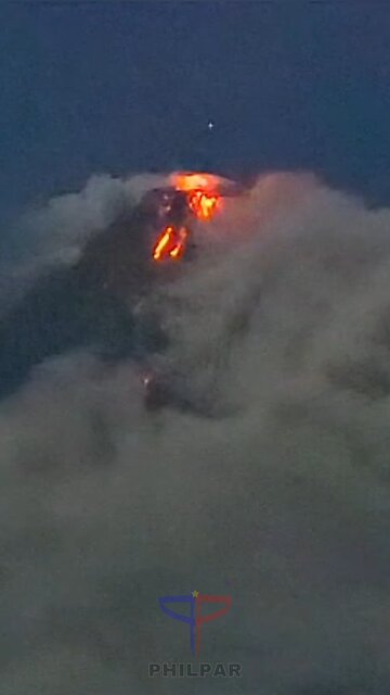 Timelapse Video of Mount Mayon Today