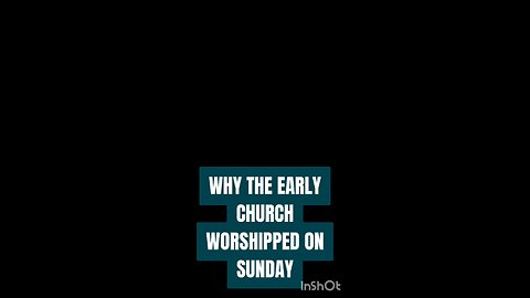 WHY THE EARLY CHURCH WORSHIPPED ON SUNDAY #truth #jesus #mary #joseph #ihs #christ #church #bible #