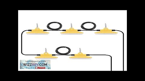 VEVOR 50FT Construction String Work Lights 75W 7500LM Connectable Waterproof Review