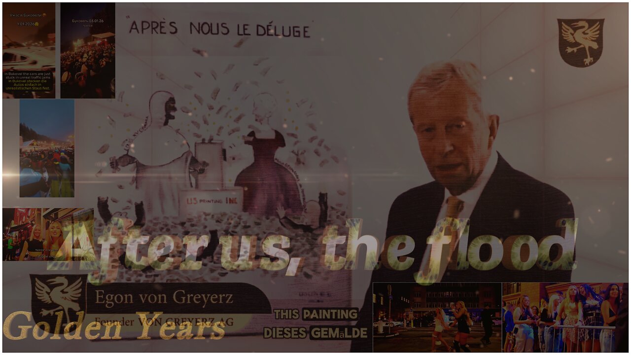 "After us, the flood." – and before that, a quick party.