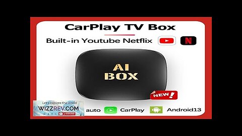 Android 13 TV CarPlay AI Box Wireless Carplay Adapter Android Auto Built-in Review