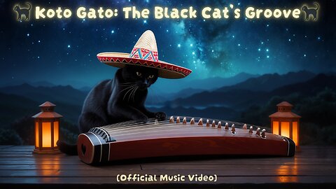 🐈‍⬛ Koto Gato: The Black Cat’s Groove (Official Music Video) 🐈‍⬛