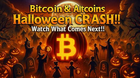 Halloween Crypto Crash!! Bitcoin Altcoins Memecoins To Game Over??
