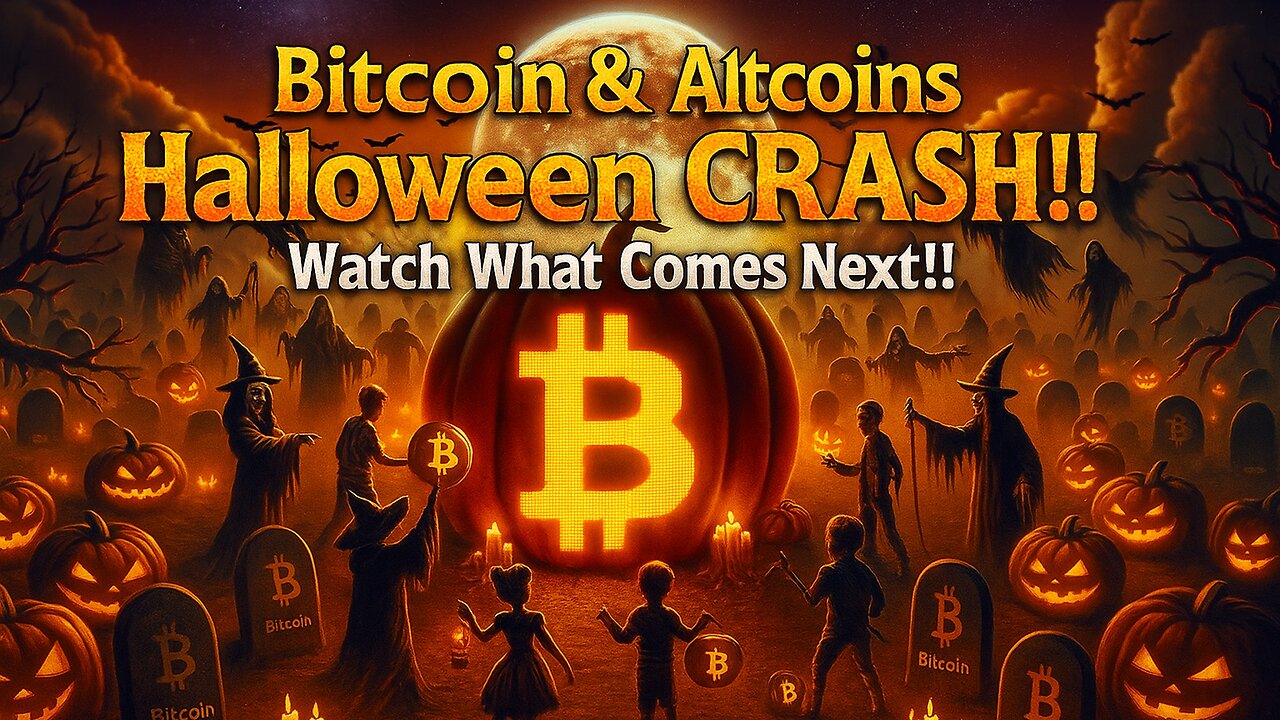 Halloween Crypto Crash!! Bitcoin Altcoins Memecoins To Game Over??
