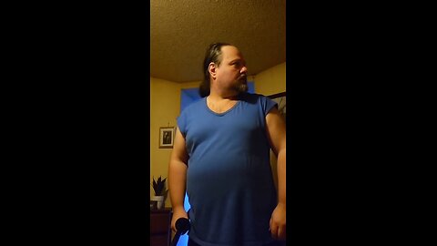 red-eyed monster charges Russell Blade and get struck by the sword.