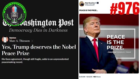 Peace In the Middle East, World Nominates Trump For Nobel Peace Prize, Dems Implode
