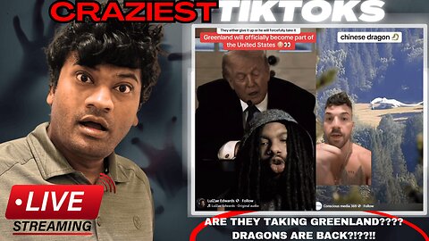 Disturbing and Strange Tiktok Videos Live Stream with Tedi (pt. 119)