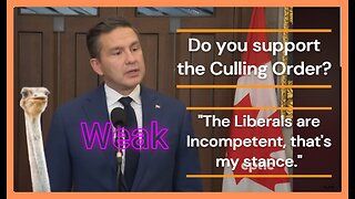 Pierre Poilievre Weak Response on Ostrich Cull says, “The Liberals are Incompetent”
