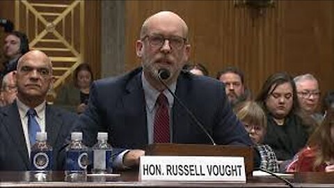 "Office of Management & Budget Dir. Confirmation Hearing"