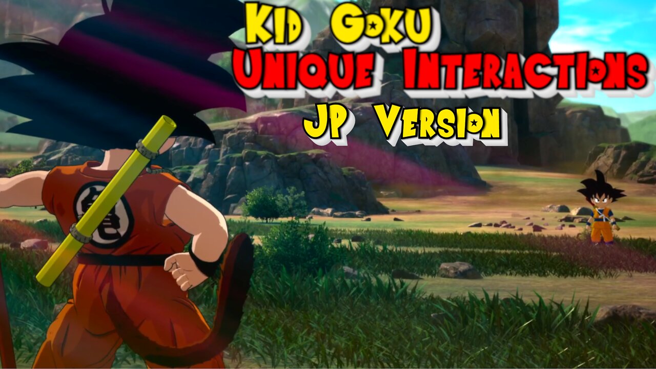 Kid Goku Unique Interactions - Dragon Ball Sparking Zero(Japanese Version)