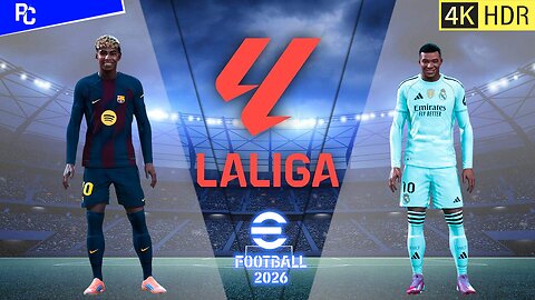 eFootball™ 2026 144 fps GTX 1660 Super Barcelona vs Real Madrid | Phil Gaming OP