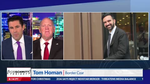 Đặc phái viên biên giới Tom Homan giáng đòn mạnh vào Thị trưởng đắc cử Zohran Mamdani: