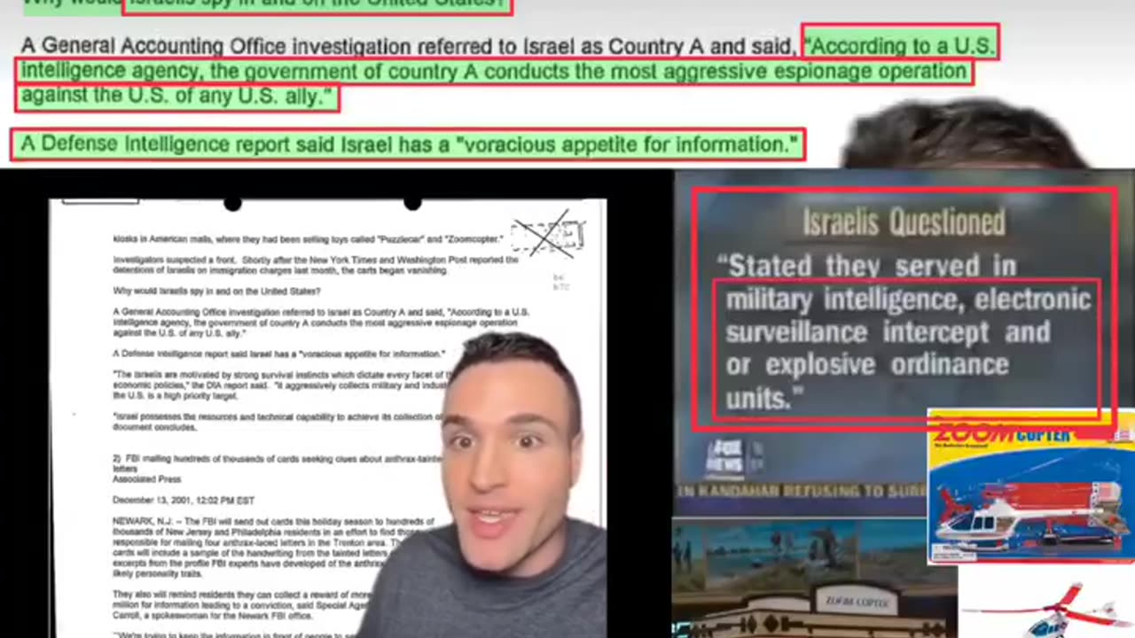 Mossad used kiosks as fronts to sell toy helicopters while they spied on American infrastructure