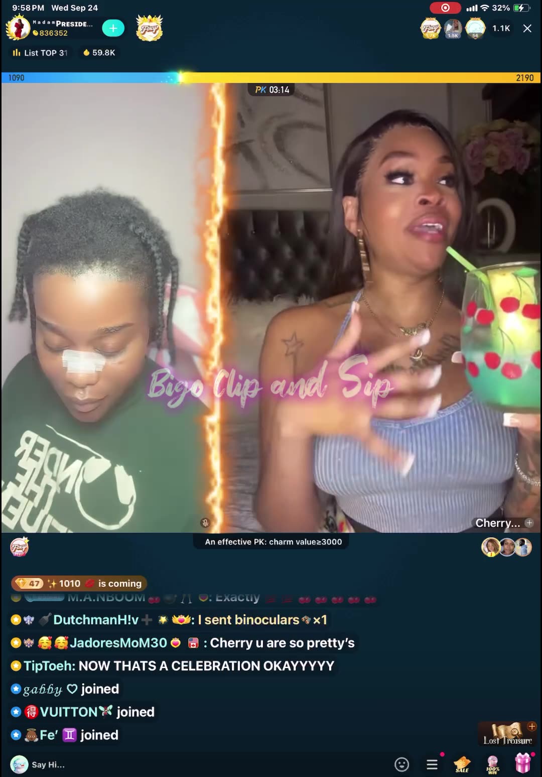 MadamLo n CherryTheBoom discuss surgeries, new show ideas, n more 9/24/25 #bigoclipandsip