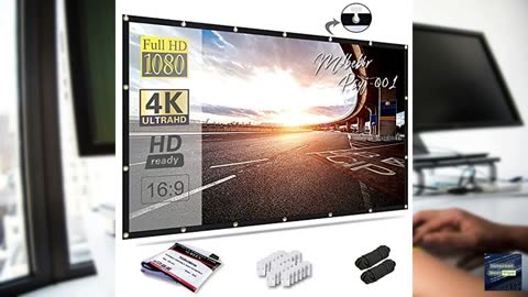 Mdbebbron 120 Inch Projector Screen