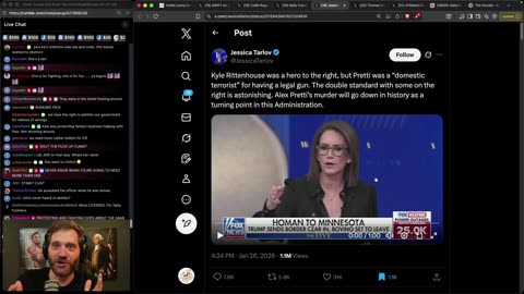 TheSaltyCracker: Cucks Cry Over Terrorist ReeEStream 1-27-26.......