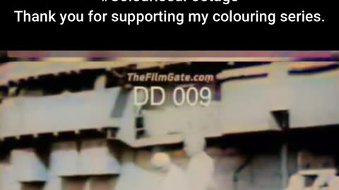 In the Blink of an Eye US Navy Corsair Drops Rocket on Carrier Deck #ColourisedHistory