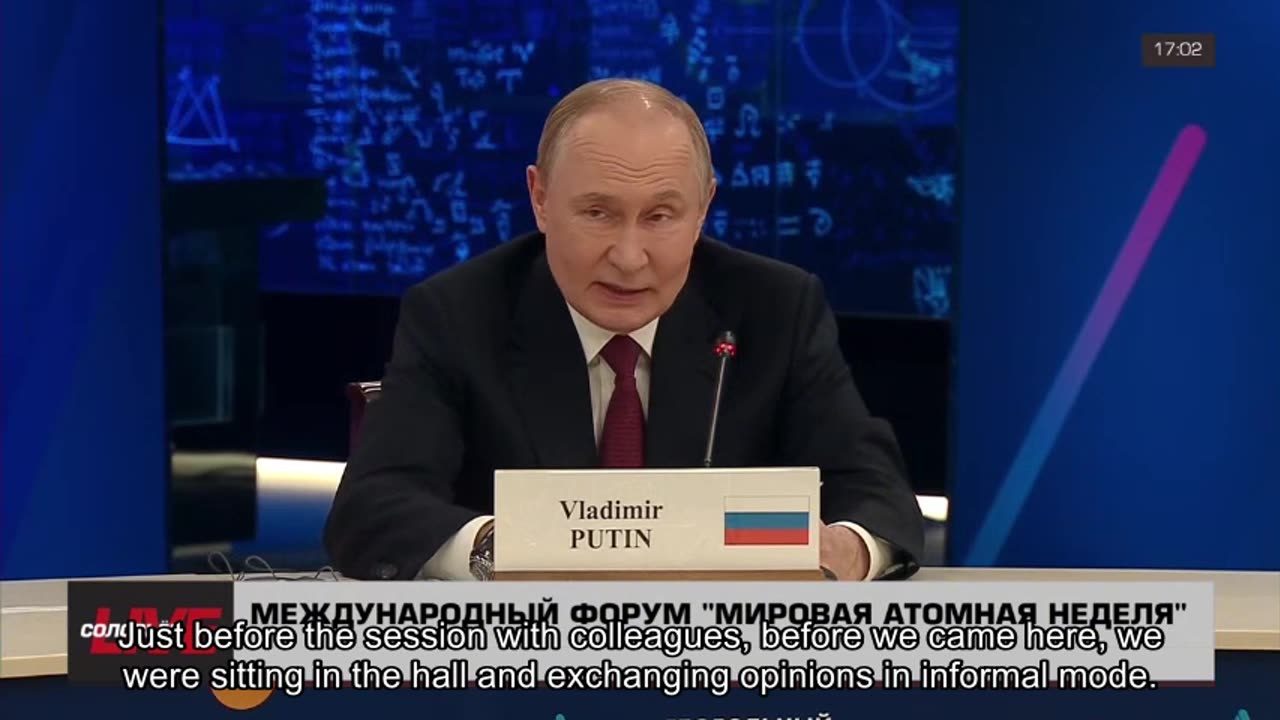 🇷🇺 🏹 🎬 Full Version: A speech of Putin delivered at the Global Atomic Forum