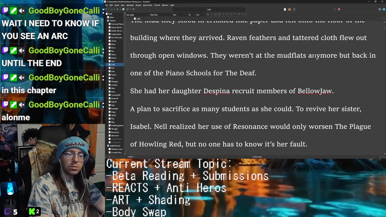 Beta Reading + REACTS + Commentary + Writing: Anti Heros | Drawing: Shading | Body Swap, whos mind is in the brain? NEW STORY !discord !youtube