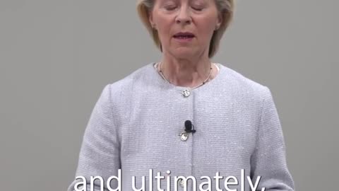 Ursula von der Leyden about peace in Ukraine