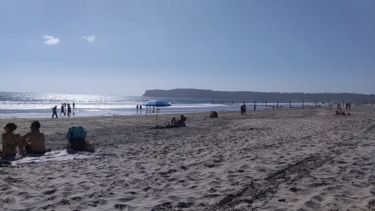 The Captain's View. Coronado Dog Beach, Coronado Island, California.