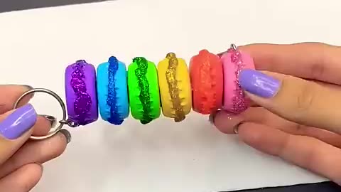 Must Watch: DIY Keychain Gift Idea 😍💖 #shorts #diy #craft #tutorial #creative #c
