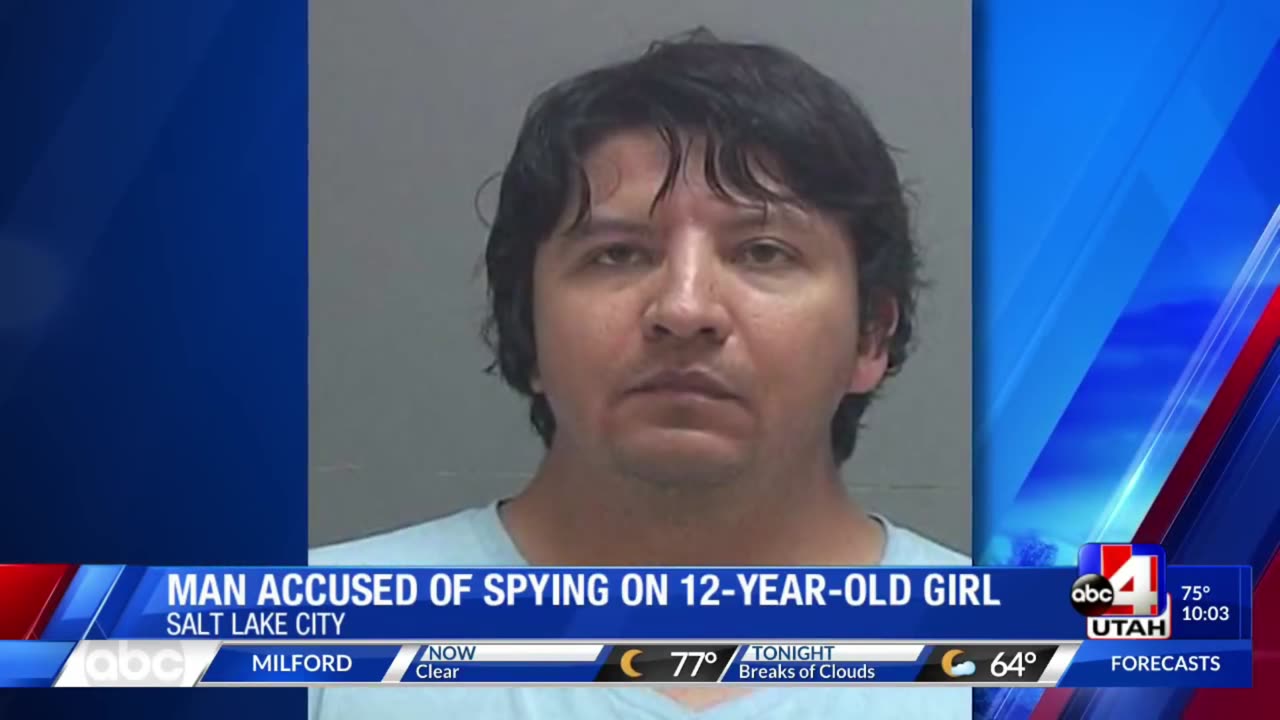 Mother Catches Predator Spying on her 12 Year Old Daughter