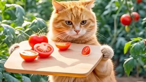 "Chef Whiskers: The Cat Who Thinks He's Gordon Ramsay! 🐱🍳 #FunnyCat