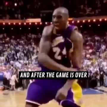 Jay W shared Kobe work ethic!!🐍💪💛💜