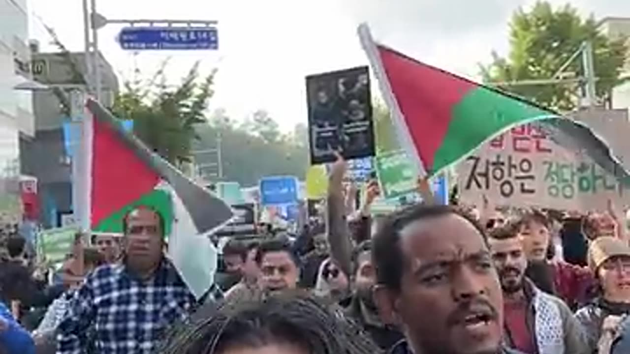 FREE PALESTINE!! from SEOUL 🇰🇷 (South Korea)