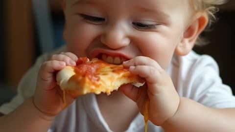 baby vs pizza