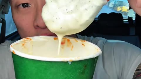 Wings top New Items Trying Out In Car Full Food Eating Video