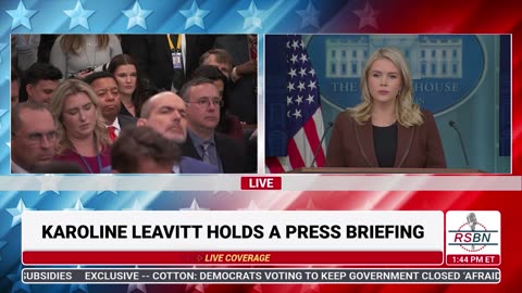 WATCH: White House Press Secretary Karoline Leavitt Holds a Press Briefing - 11/12/25