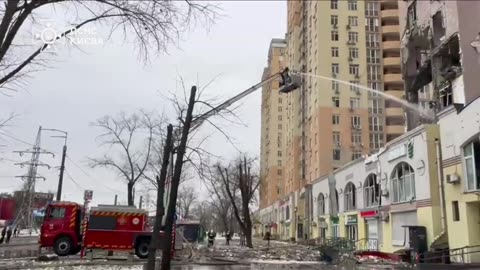 The Russians attacked Ukraine with approximately 500 drones