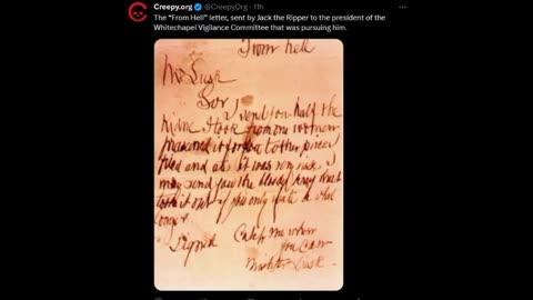 Creepy - From Hell Letter