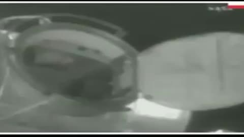 NASA - Securing a Spaceship hatch . LOL
