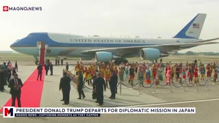 🇺🇸 President Trump Departs Malaysia for Diplomatic Mission in Tokio, Japan [LIVE]
